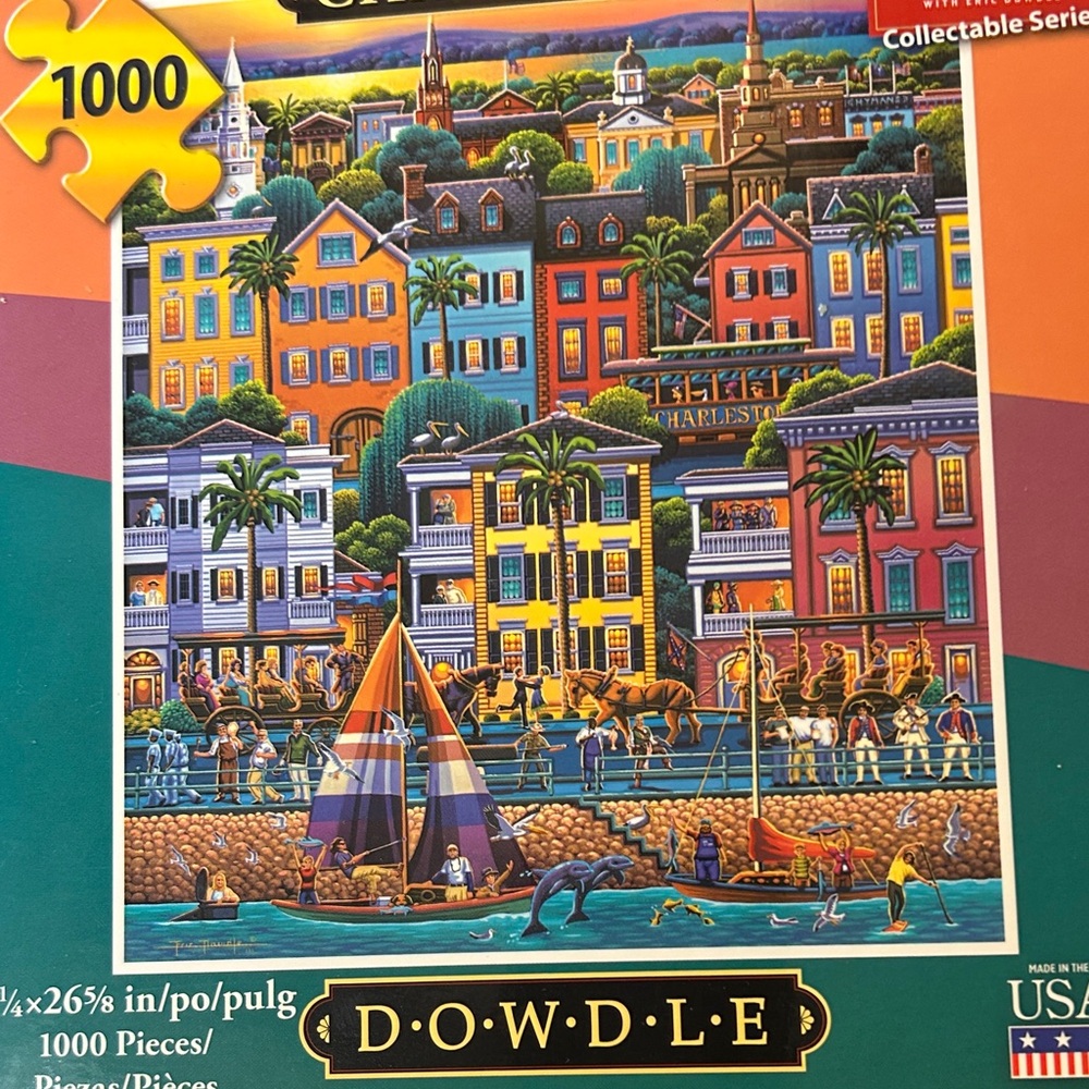 Charlies Colorful Cityscape Puzzle - 1000 Pieces